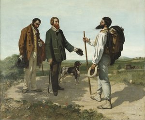 こんにちはクールベさん 作： Gustave Courbet