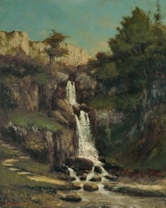クールベの岩の縁 1864年 作： ギュスターヴ・クールベ