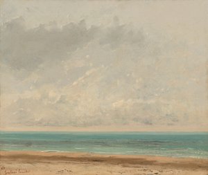 穏やかな海、1866 年。 作： Gustave Courbet