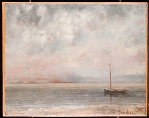 ジュネーブ湖の雲、1875 作： Gustave Courbet
