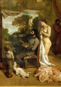 スタジオ 作： Gustave Courbet