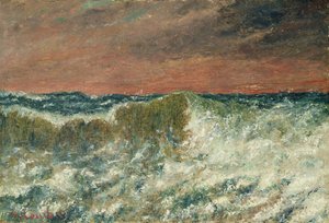 ザ・ウェーブ 作： Gustave Courbet