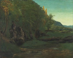 ジュラの風景 作： Gustave Courbet
