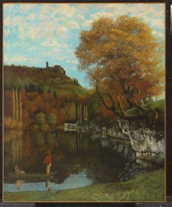 シェイ＝アン＝ヴァレーの鏡、1864-68 作： Gustave Courbet