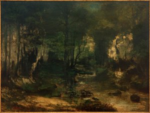 ルルイソーデュピュイノワール（ロウバレー） 作： Gustave Courbet