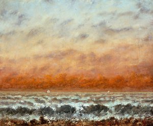 マリン（油彩・キャンバス 作： Gustave Courbet