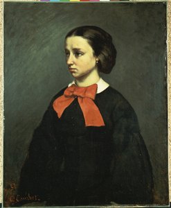 ミスジャケの肖像、1857年 作： Gustave Courbet