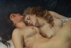 睡眠 作： Gustave Courbet