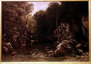孤独、1866 作： Gustave Courbet