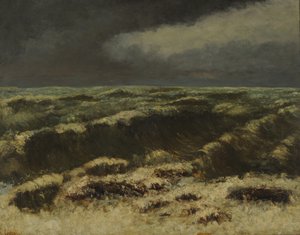 嵐の海 嵐の海。 作： Gustave Courbet