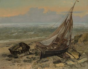釣り船、1865年。