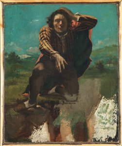 恐怖の狂人」1844年頃（油彩・キャンバス 作： Gustave Courbet