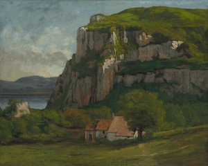 オートピエールの岩、1869年頃 作： Gustave Courbet