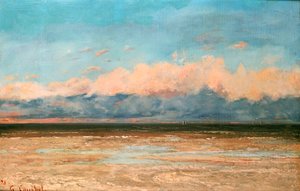 パラヴァスの海、1870 作： Gustave Courbet