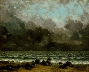 海、1865年頃（帆布に油彩）