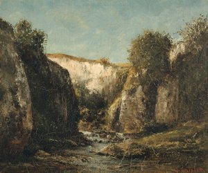 疑惑の源、1871 作： Gustave Courbet
