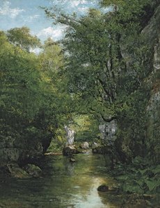 ストリーム 作： Gustave Courbet
