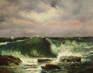フランス語  波 作： Gustave Courbet