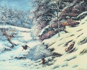 傷ついたクワガタ、1869年頃 作： Gustave Courbet