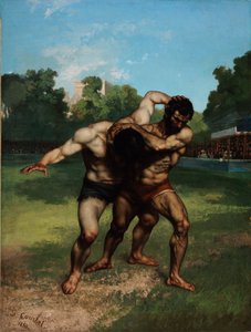 レスラー 作： Gustave Courbet