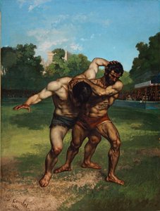 レスラー 作： Gustave Courbet