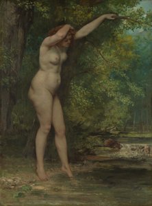 ヤング・バスター、1866年。 作： Gustave Courbet