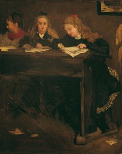 3 人の女子学生、1860 年。 作： Gustave Courbet