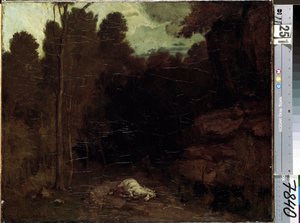 不明な画像 作： Gustave Courbet