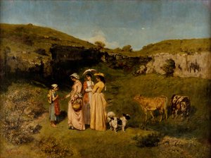 村の若い女性、1851-52。