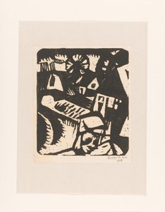 風景 作： Gustave De Smet (signed by artist)