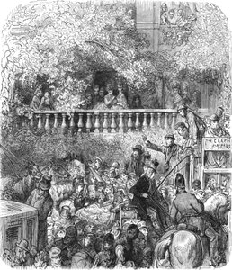 「道路上のブロック」、1872年。 作： Gustave Dore
