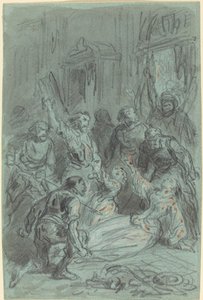 失神する女のドラマチックなシーン 作： Gustave Dore