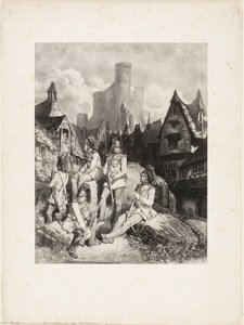 オーストリアの警備員のグループ 作： Gustave Dore