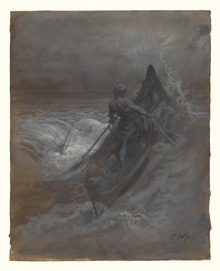 難破の後に - コールリッジ『古代海人船乗り物語』の挿絵デザイン 作： Gustave Dore