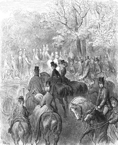 「公園の午後」、1872年。