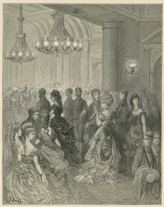 ロンドンのマンションハウスでの夜のエンターテイメント 作： Gustave Dore