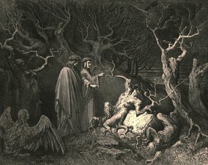そして、トランクをまっすぐに叫んだ、なぜ私をからかったのか、c1890。 作： Gustave Dore