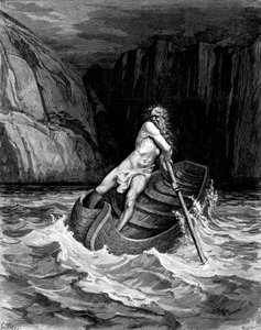 カロンの到着、1857年。 作： Gustave Dore