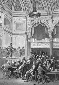 「エバンズで」、1872年。 作： Gustave Dore