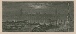 テムズ川に係留された船 作： Gustave Dore