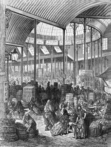 「バラー マーケット」、1872 年。 作： Gustave Dore