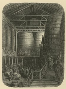 倉庫の醸造所労働者 作： Gustave Dore