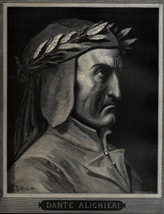 ダンテアリギエーリ1265-1321、1860 作： Gustave Dore
