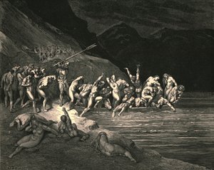 同様の方法で、アダムスの邪悪なパン、c1890。 作： Gustave Dore