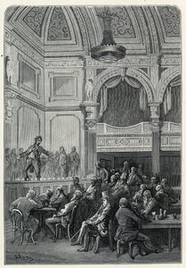 エヴァンスの歌と晩餐の部屋 作： Gustave Dore