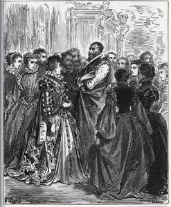 ドン・アントニオ主催の夜-ミゲル・セルバンテスの「ドン・キホーテ・デ・ラ・マンチャ」より 作： Gustave Dore