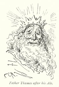 エール後のテムズ神父（エングレーヴィング） 作： Gustave Dore