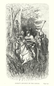 ファウルの城への進撃（エングレーヴィング） 作： Gustave Dore