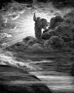 光を創造する神、1866年 作： Gustave Dore