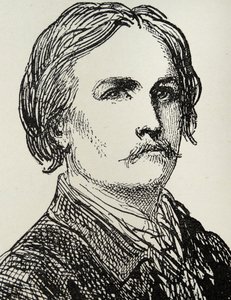 ギュスターヴ・ドーレ - 1832-73 フランスの画家、本の挿絵画家 自画像のスケッチにエングレーヴィングを施す。 作： Gustave Dore